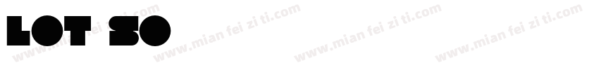 Lot so字体转换